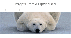 Desktop Screenshot of insightsbipolarbear.com