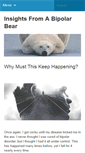 Mobile Screenshot of insightsbipolarbear.com